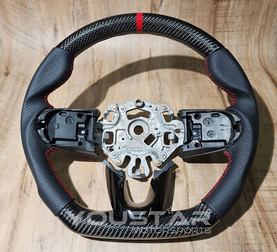 3D CARBON Nappa Leather Steering Wheel for MINI F54 F55 F56 F57 F60 Cooper S JCW