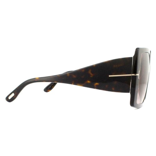 Tom Ford FT 0790 52F Quinn Sunglasses Dark Havana/Brown Gradient Lens 57mm New - Picture 4 of 5