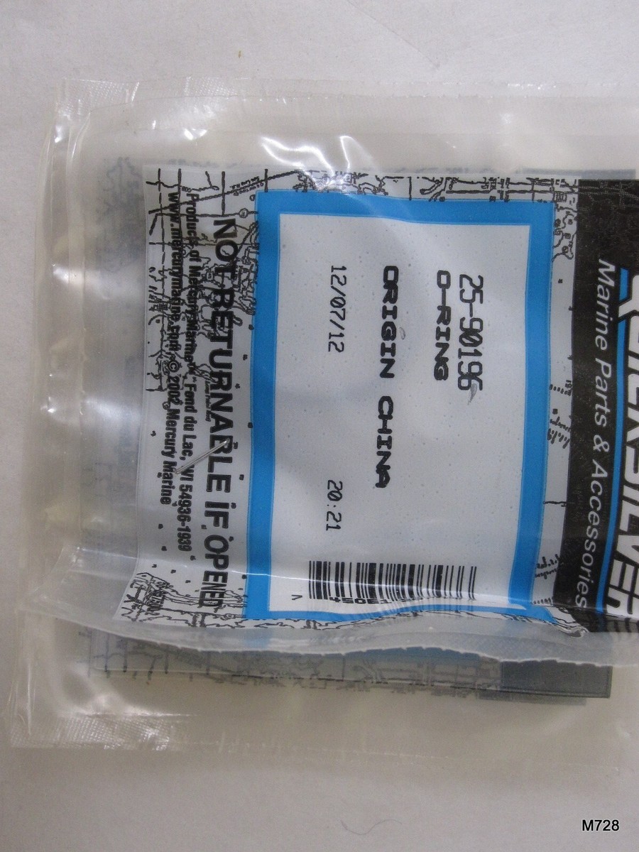 3 QTY | Mercury-Mercruiser Quicksilver 25-90196 O-Ring