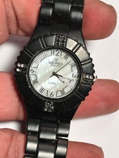 Super Nice Ladies Black Tone Helbros Analog Watch