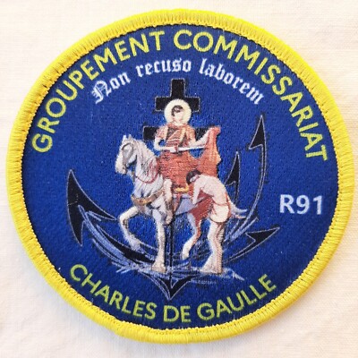 PATCH AÉRONAVALE SERVICES EXT. Porte Avions Charles de Gaulle ORIGINAL MARINE EUR 19,99 - FR
