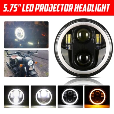 90W DOT 5-3/4'' 5.75 LED Headlight  Sealed for Yamaha V-Star XVS 650 950 1100