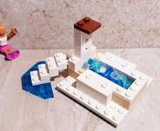 New LEGO Stairs Pool DIVING BOARD Small Hot Tub Swimming Swim Gear Trans Dark Bl