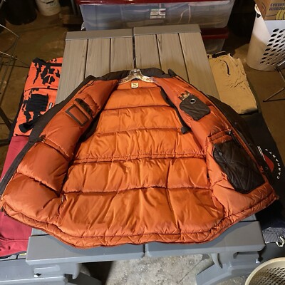 Vintage Triple Soul Brown Goose Down Puffer Jacket Winter Coat Men’s XXL  RARE!