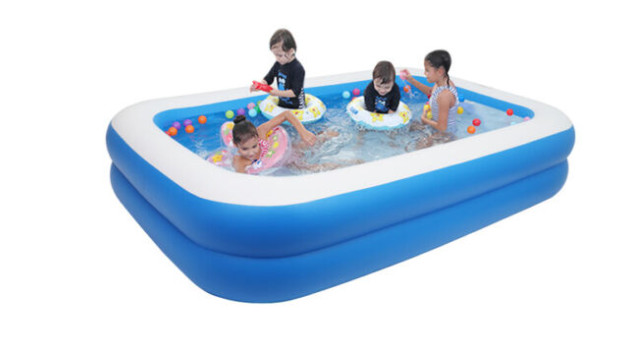 Homech  120x72x22" Family Inflatable Swimming Pool - Blue (HM-HF0)