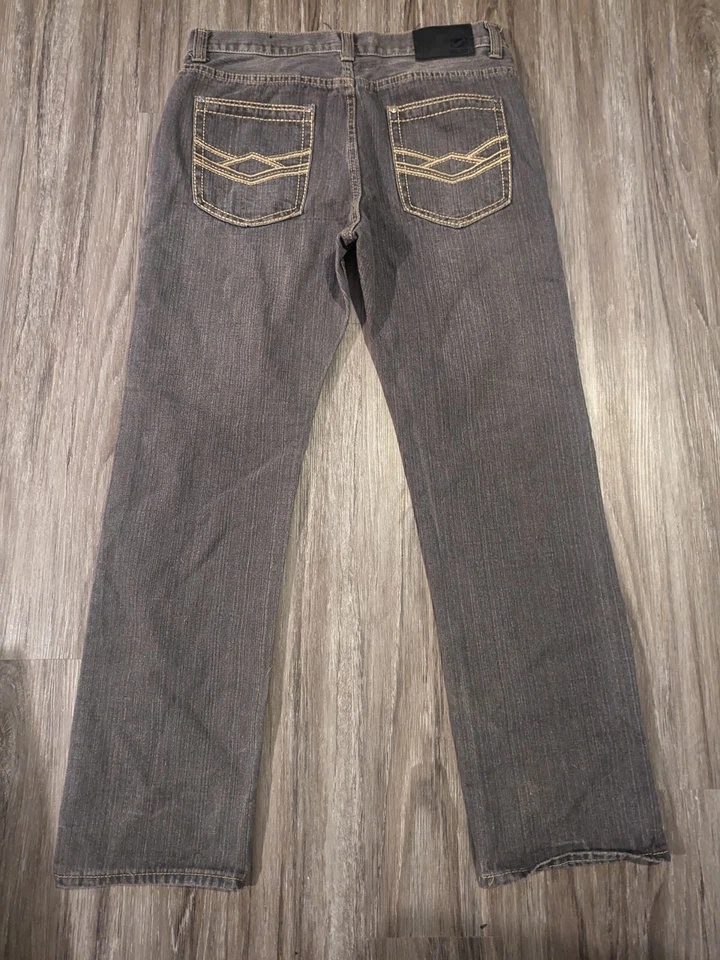 Jeans De Colección Old Skool Marca Para Hombre Talla 34 Gris Recto Denim Y2K Patinador Old School Foto 3 de 4