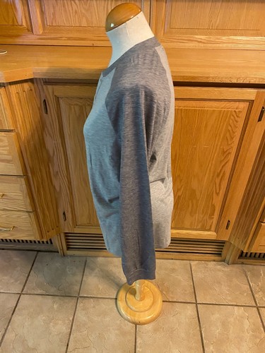 NWOT Shein Men's Medium Long Sleeve Grey Tee T-Shirt Classic Casual Everyday - Picture 9 of 9