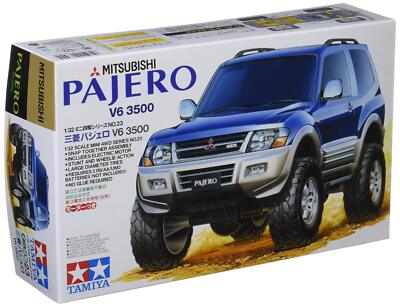 Tamiya 1/32 PAJERO V6 3500 Mitsubishi Mini 4WD Motorized Truck w