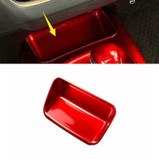 For Toyota Corolla 2019-2022 Bright Red Car Console Gear Storage Box Frame Cover