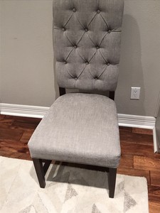 Ashton Tufted Upholstered Dining Chair Pottery Barn Ebay