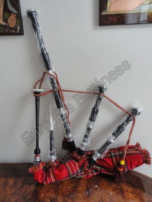 Great Highland Bagpipes By EURO ERA - Nickel Mounts (Beginner Starter Package)