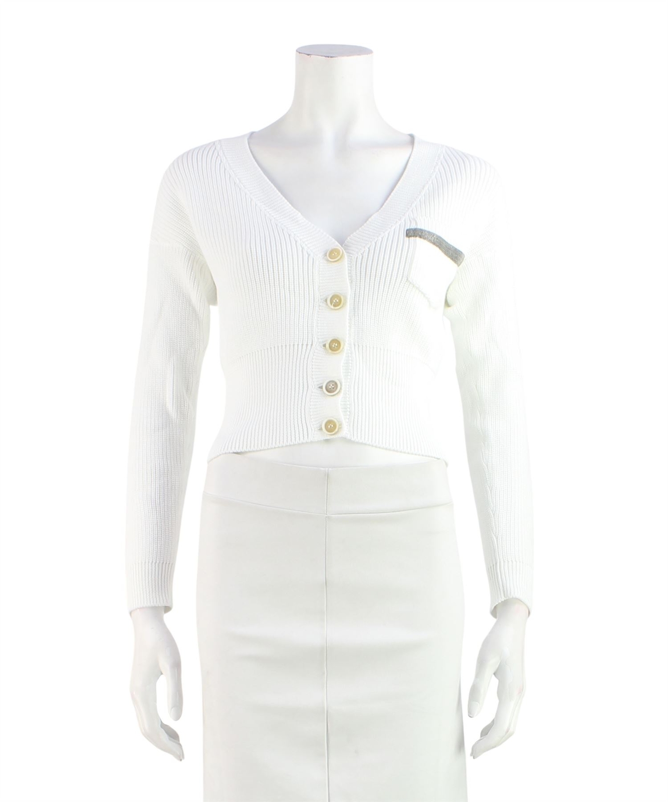 white cropped cardigan uk