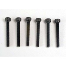 Traxxas 2556 3x23mm Hex Head Cap Screws 6 - Nitro Rustler Stampede 4-Tec