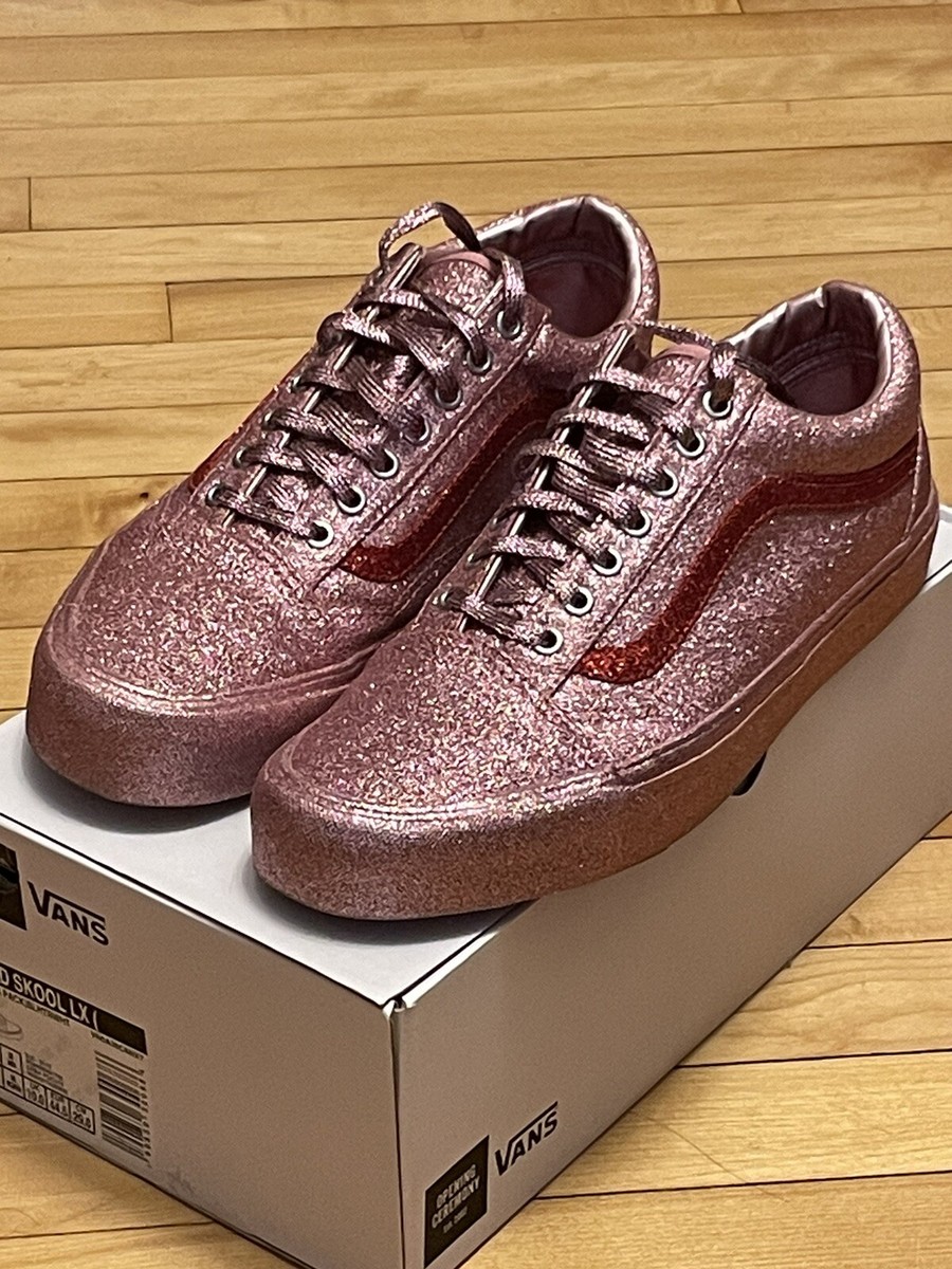 Size 11 VANS Old Skool LX x Opening Ceremony Pink Glitter Pack 2017