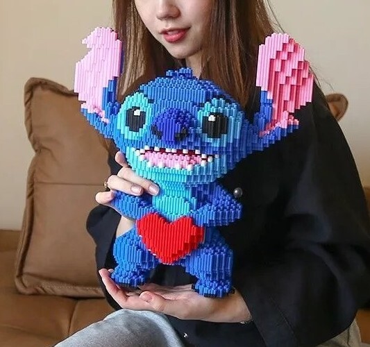 Lilo Y Stitch Bloques De Construcción Mini Figuras Para Montar Juguete Stitch