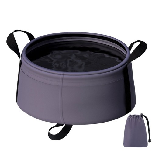 Waterproof Folding Water Basin Foldable Washbasin Basket Fishing - Imagen 14 de 16