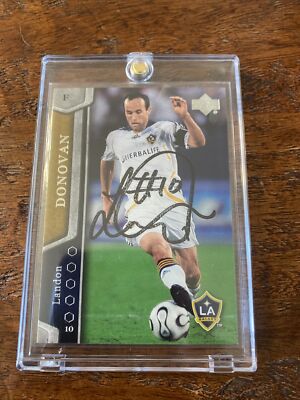 Landon Donovan Signed Upper Deck Card Psa Dna Coa Autographed LA