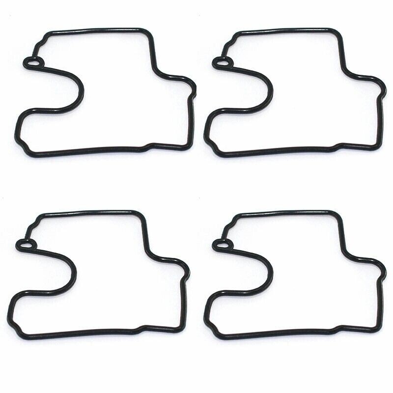 4X Durable Rubber Carburetor Float Bowl Gasket Compatible with GSXR600 GSXR750 SV650 VL800 VL1500 Motorcycles
