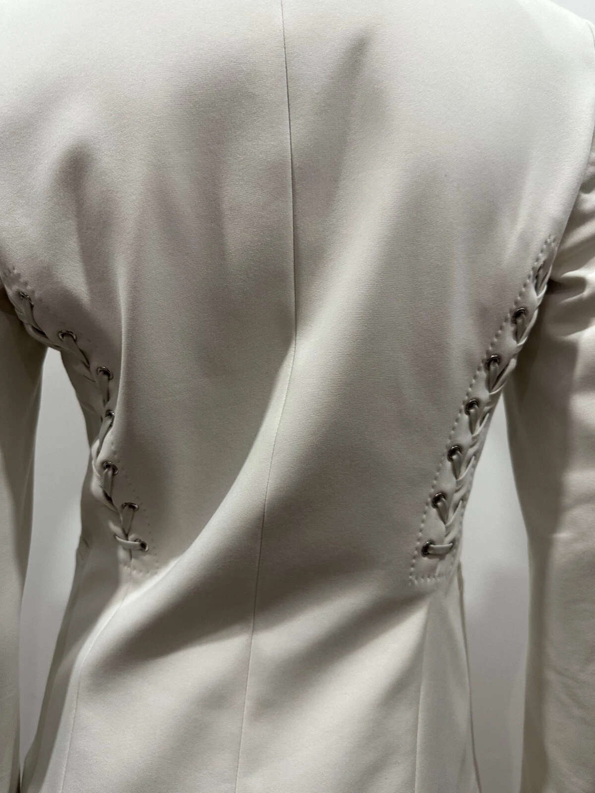 Giacca blazer GUCCI avorio panna misto cotone foderato IT 42 UK 10 Made in Italy