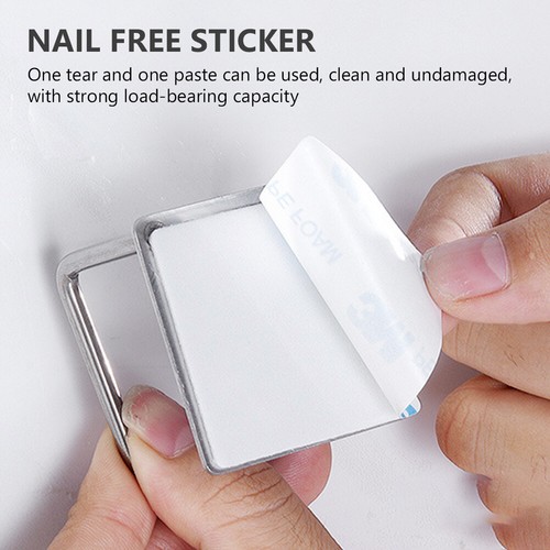 2Pcs Kitchen Sink Caddy Sponge Holder Bathroom Strong Adhesive Soap Sponge E 2B - Picture 9 of 12