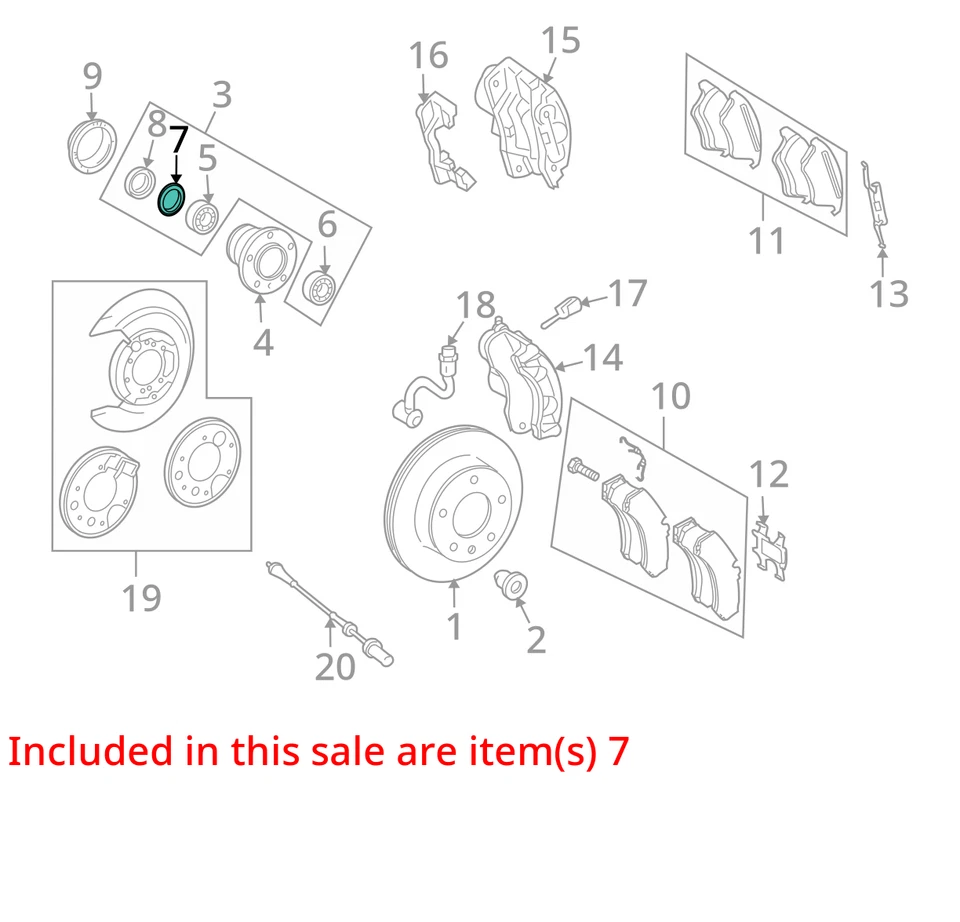 УПЛОТНЕНИЕ ПОДШИПНИКА КОЛЕСА CHRYSLER 5139359AA НОВОЕ ОТ ОРИГИНАЛЬНОГО ПРОИЗВОДИТЕЛЯ 5139359AA - Изображение 3 из 4