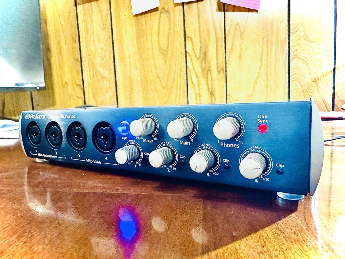 PreSonus AudioBox 44VSL オーディオインターフェイス Amazon.co.jp: PreSonus プリソーナス オーディオ