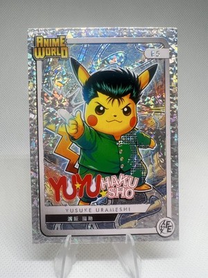 Yusuke Urameshi (Yuyu Haku Sho) #E5 - Silver Holo - Pikachu Cosplay Anime World