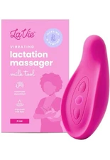 LaVie Lactation Massager & Roller Teal Combo, Improve Stimulate Breast Milk Flow