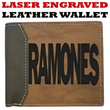 Custom RAMONS Wallet - Bifold Leather Wallet - Premium Quality