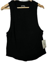 Year of ours Womens black Small Perfect Muscle Tank Cotton New USA MADE