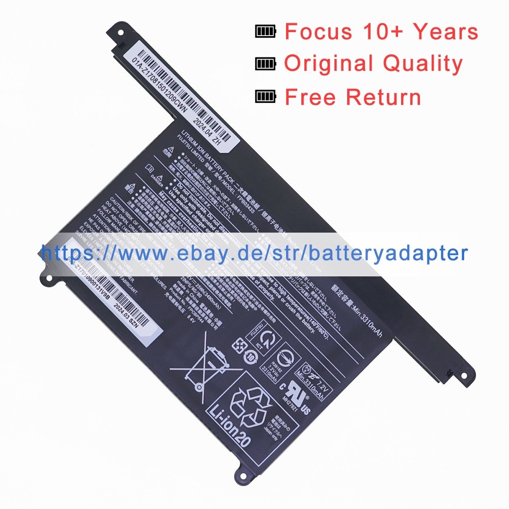 Original quality 9U13A1 CP749821-01 battery for Fujitsu U939 U938