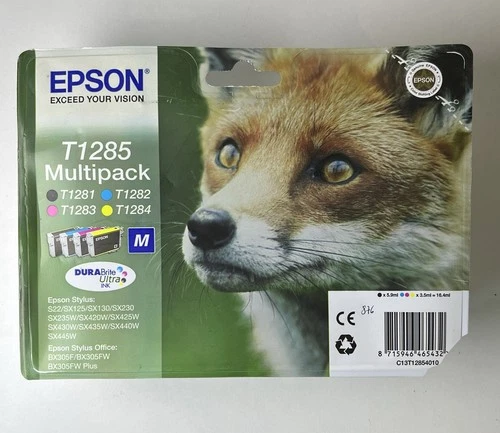 Cartouche Encre Epson T1285 Multipack - Pack 4 Couleurs