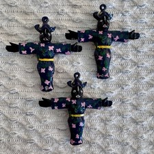 VOODOO DOLL Charms - 3 3 X3 Resin Plastic Crafting Jewelry Pendants NEW ORLEANS