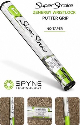 SuperStroke Zenergy WristLock Golf Putter Grip with No Taper SPYNE Technology