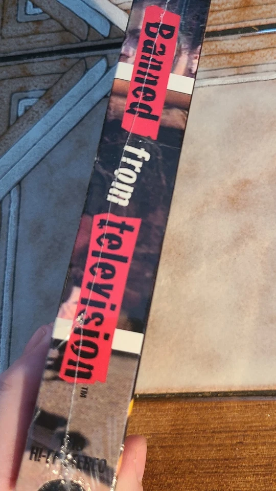 BANNED FROM TELEVISION VHS 1998 NEW SEALED - Image 2 of 4