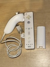 Official Nintendo Wii Remote and Nunchuck White Tested And Working