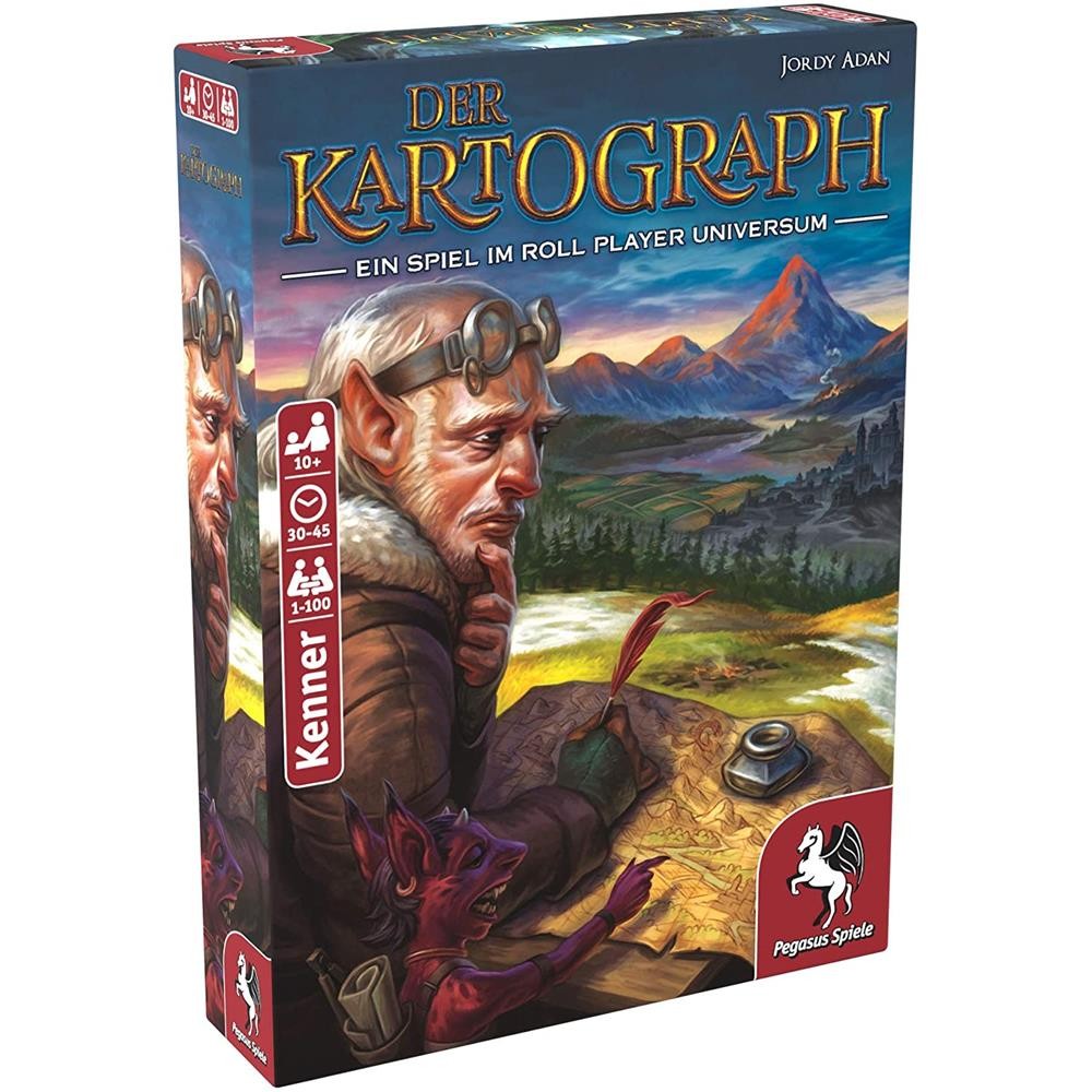 Pegasus Spiele 51310G - Дер Картографический Кеннершпиль, играющий в роллшпиль