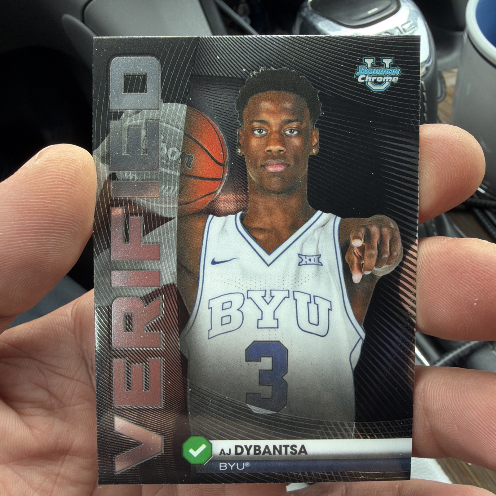 2025-26 Topps Bowman Chrome AJ Dybantsa Bowman Verified #BV-1