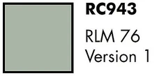 AK Real Colors Military- RLM76 Version 1 Blue Lacquer Based Paint 17ml Bottle