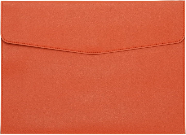 Pu Leder A4 Ordner Dokumentenmappe Organizer Portfolio Briefumschlag Ordner Mit-image