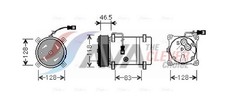 AVA Clever Choice Kompressor Klimaanlage CNAK158 für CITROËN C5 12V 1 PEUGEOT 8B