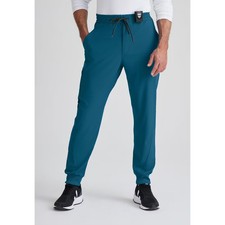 Barco One - Men's Vortex 6-Pocket Jogger Scrub Pant Medium Bahama.