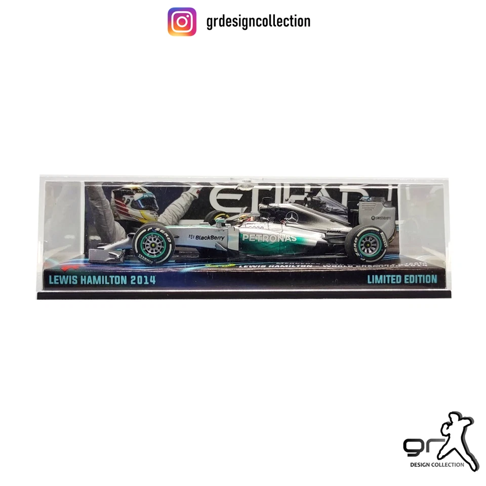 Lewis Hamilton - Mercedes W05 - F1 World Champion 2014 / Minichamps / 1:43 - Immagine 2 di 4