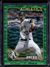 Lucas Erceg 2024 Topps Update #US93 Green Crackle Foil /499