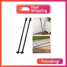 SecurityMan 2-in-1 Door Security Bar  Sliding Patio Door Security Bar 2 Pack 