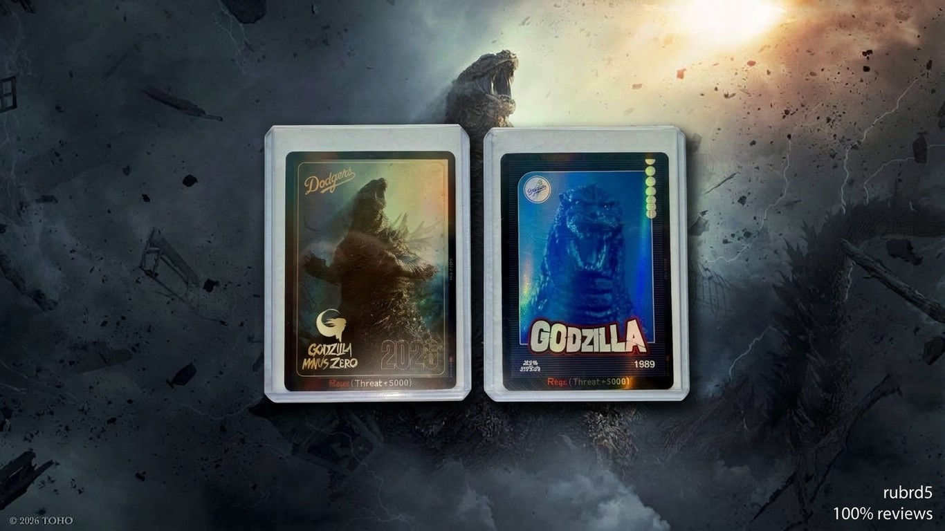 LA Dodgers x Godzilla Card Game Promo Cards – 2023 Minus Zero & 1989 SGA