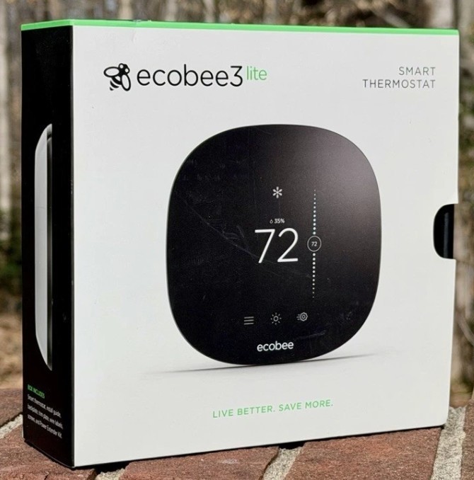 ecobee3 Lite Smart Thermostat Black EB-STATE3LT-02 &ndash; Open Box,