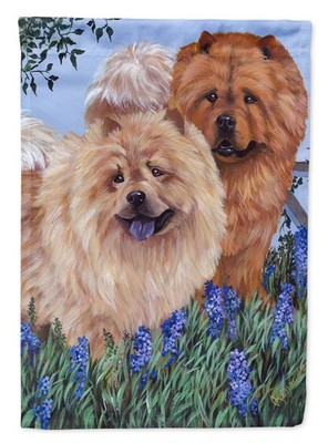 Caroline's Treasures Chow Chow Meadow Garden Flag PPP3073GF