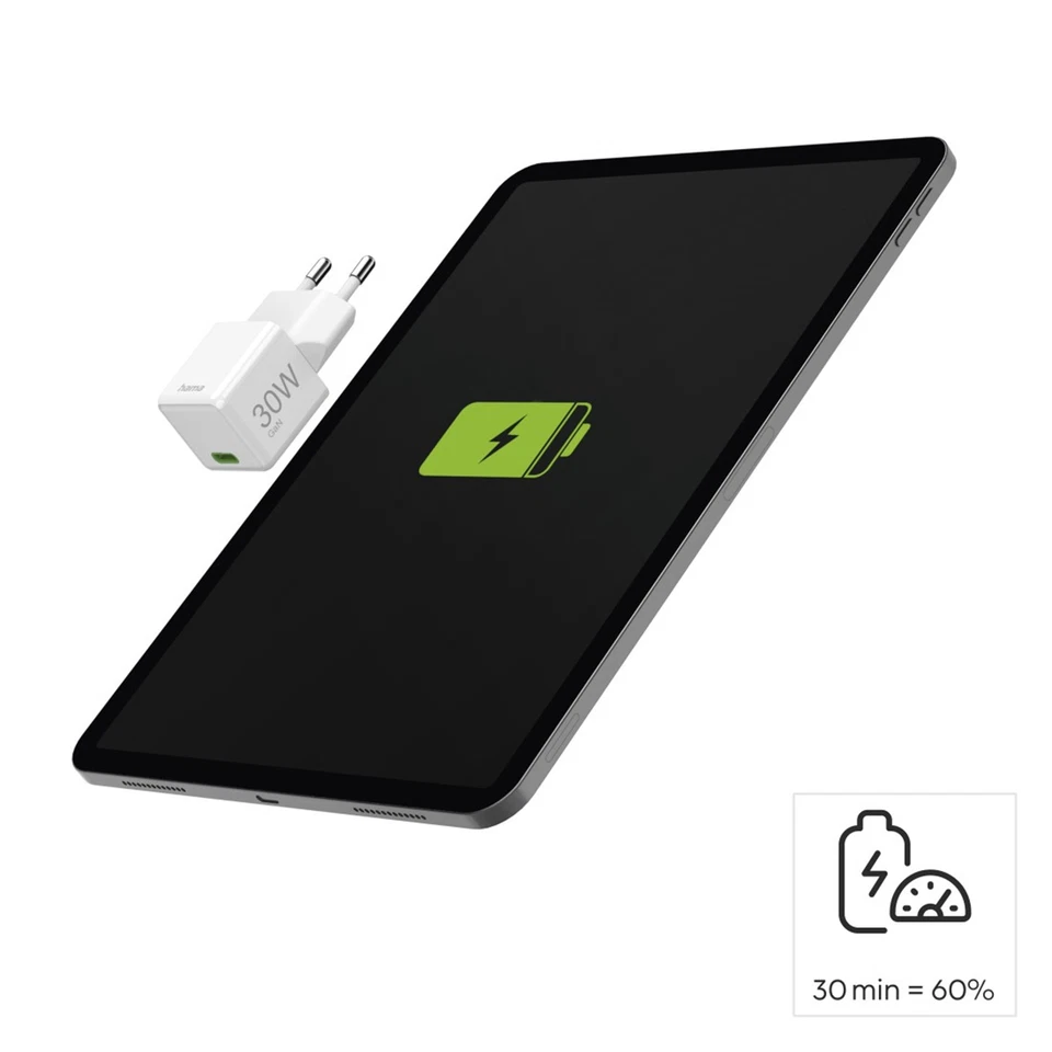 Hama USB-C Ladegerät Schnellladegerät 30W PD 3.0 Netzteil Adapter Samsung iPhone - Bild 4 von 4