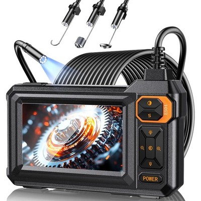 4.3'' Industrial Endoscope 1920P Digital Borescope Inspection Camera Waterproof
